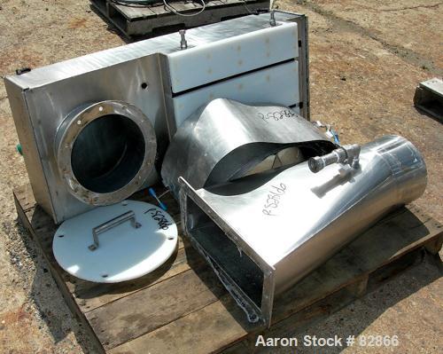USED: Reyco Systems Water Vac 1 water removal system for the food processing industry, 304 stainless steel. Designed for removal of excess water before freezing, drying or frying. System includes a c...