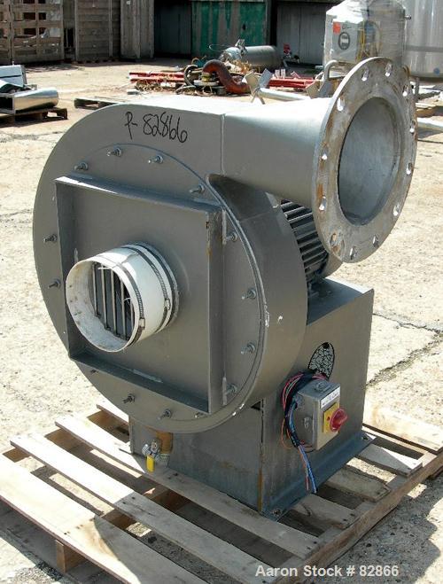 USED: Reyco Systems Water Vac 1 water removal system for the food processing industry, 304 stainless steel. Designed for removal of excess water before freezing, drying or frying. System includes a c...
