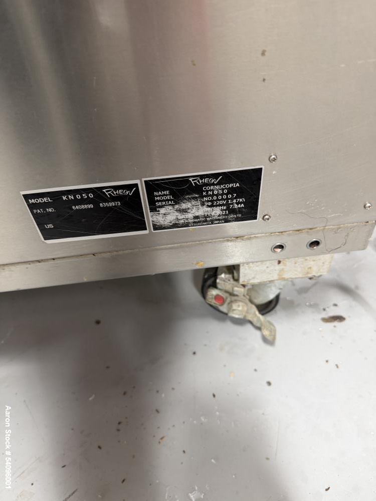 Used Rheon Encrusting Machine | Cornucopia KN050 | 100 pcs/min | 280kg Capacity