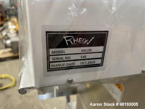 Used RHEON Cornucopia KN135 Encruster – 20-100 pcs/min, Multiple Forming Modes