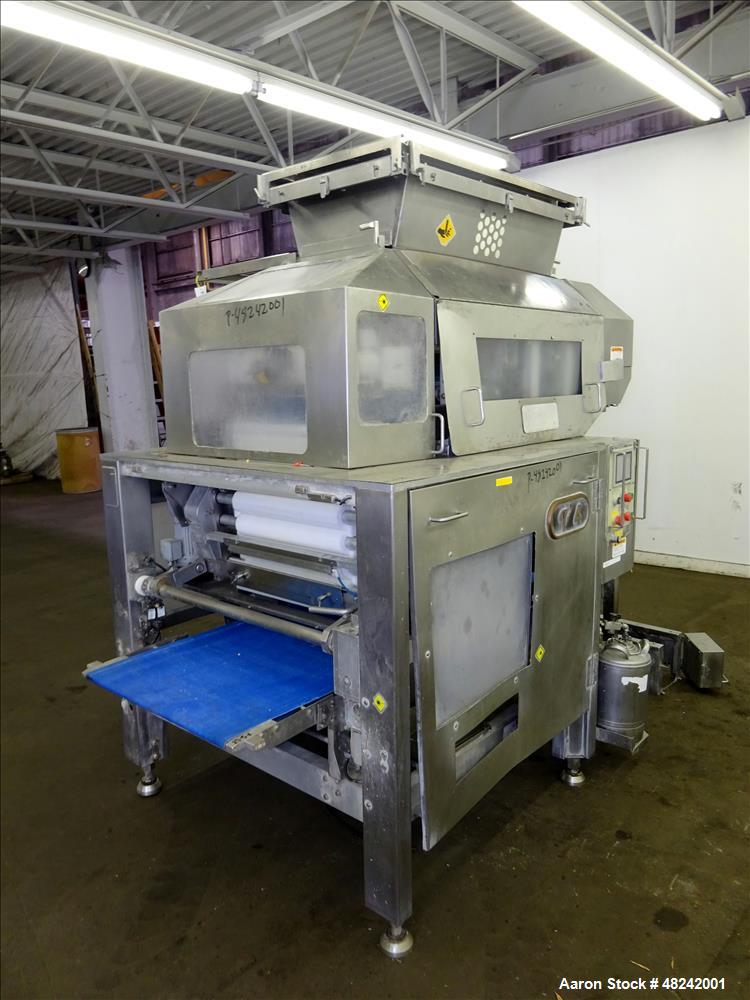 Used Rheon V4 Pizza Dough Sheeting Line.