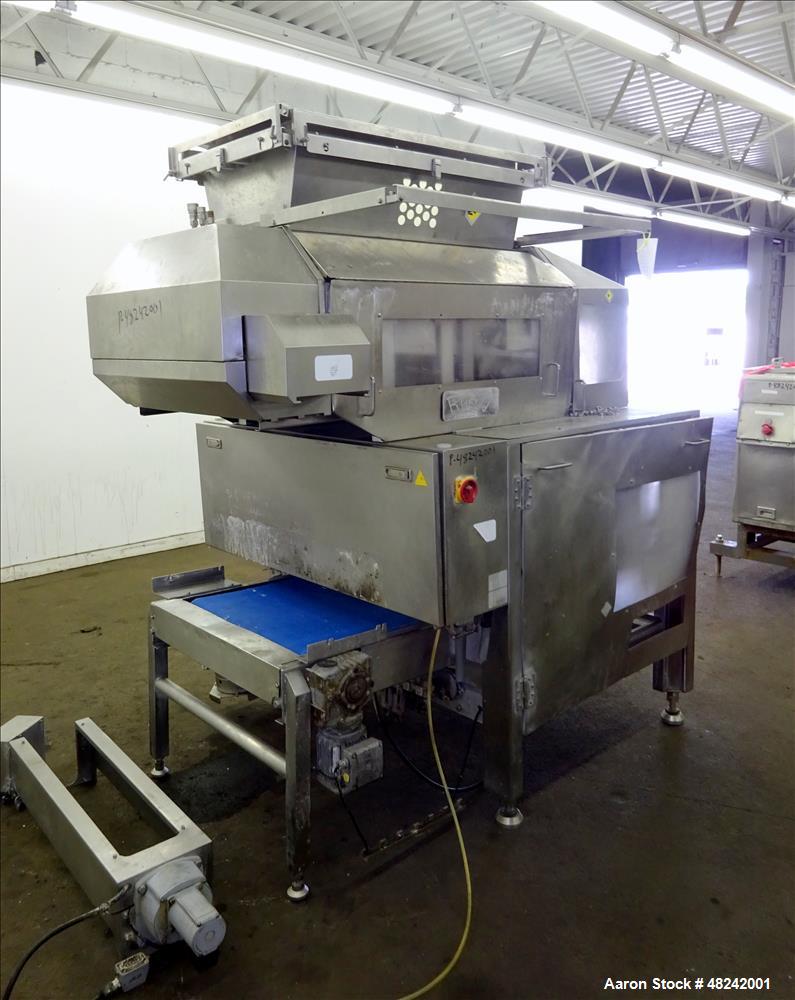 Used Rheon V4 Pizza Dough Sheeting Line.