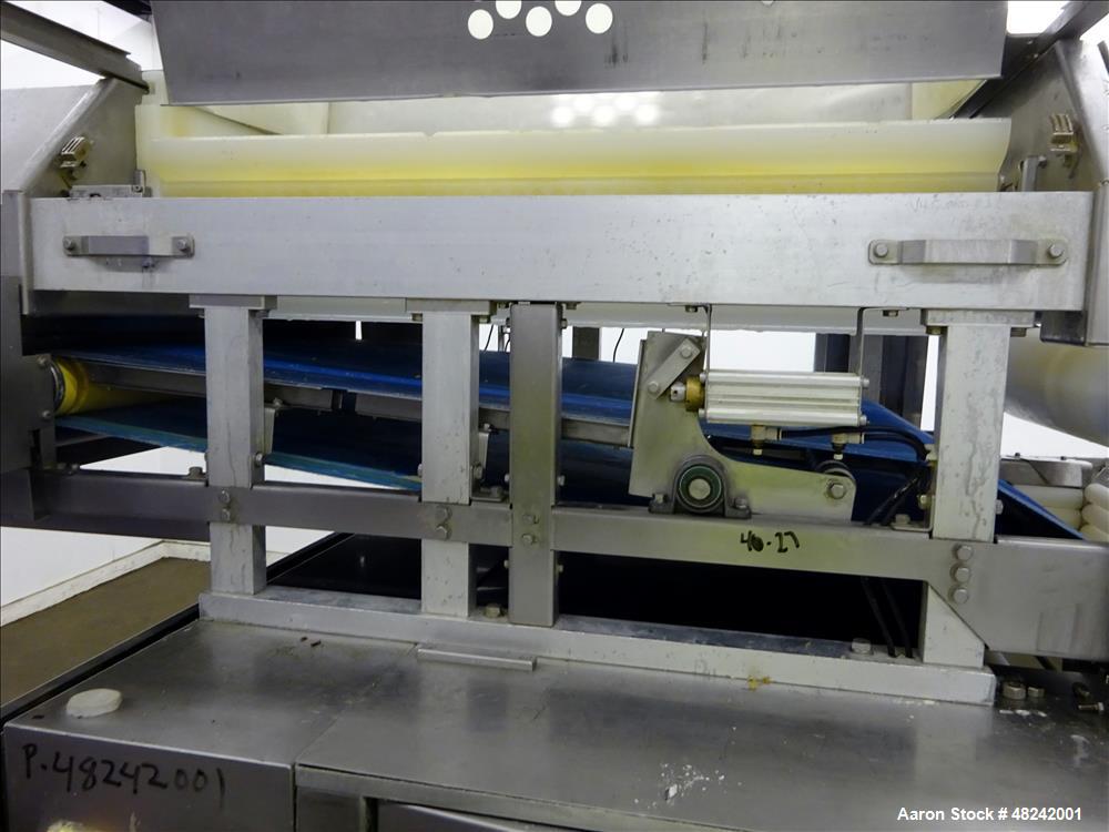 Used Rheon V4 Pizza Dough Sheeting Line.
