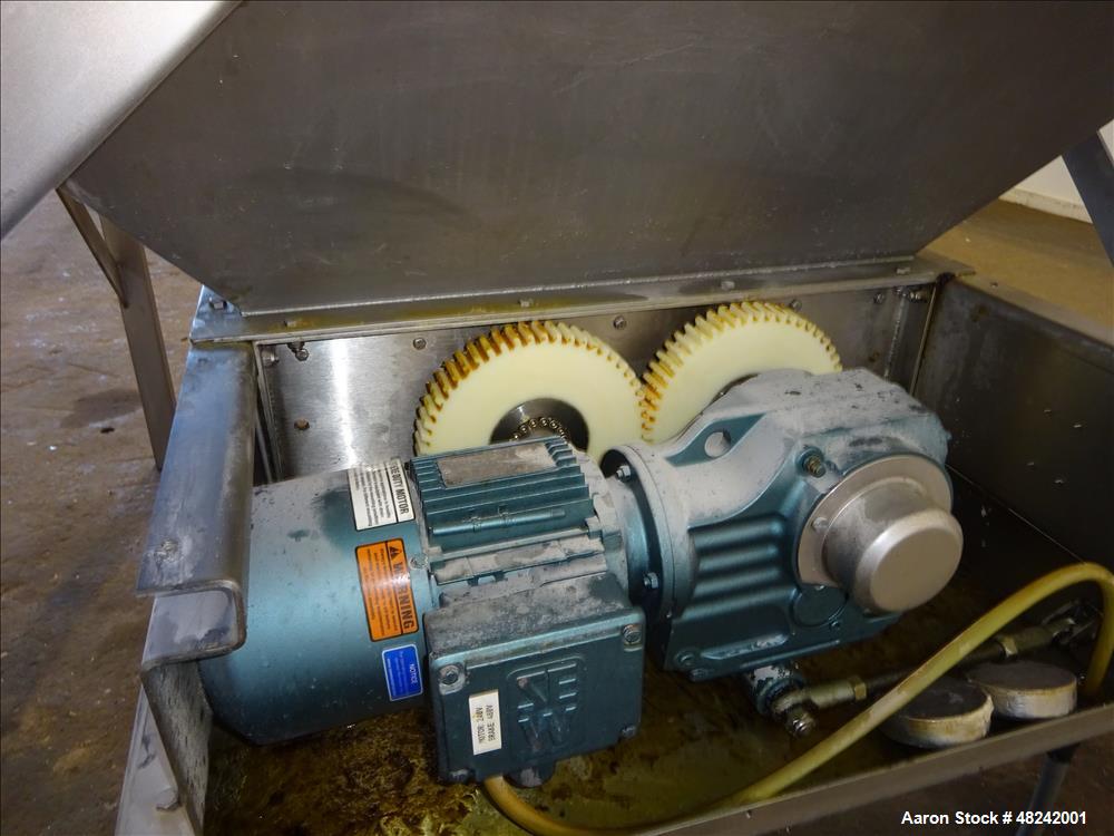 Used Rheon V4 Pizza Dough Sheeting Line.