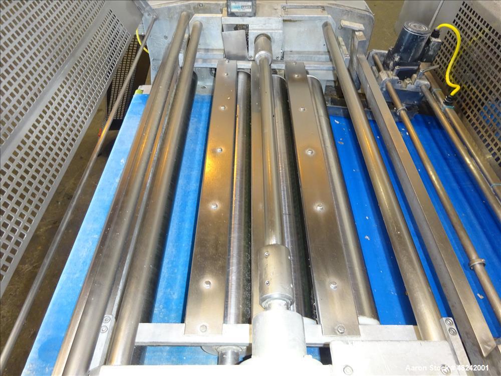 Used Rheon V4 Pizza Dough Sheeting Line.