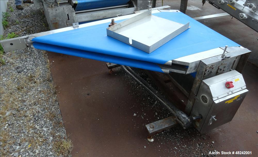 Used Rheon V4 Pizza Dough Sheeting Line.