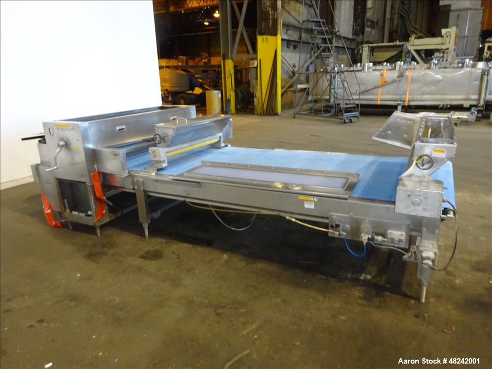 Used Rheon V4 Pizza Dough Sheeting Line.