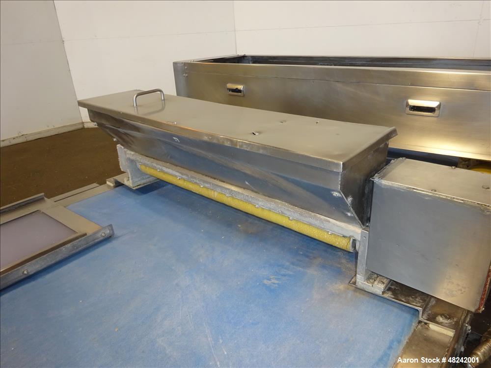 Used Rheon V4 Pizza Dough Sheeting Line.