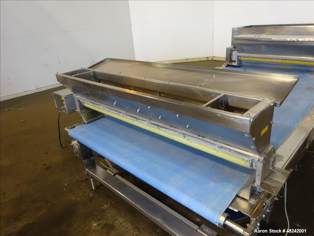 Used Rheon V4 Pizza Dough Sheeting Line.