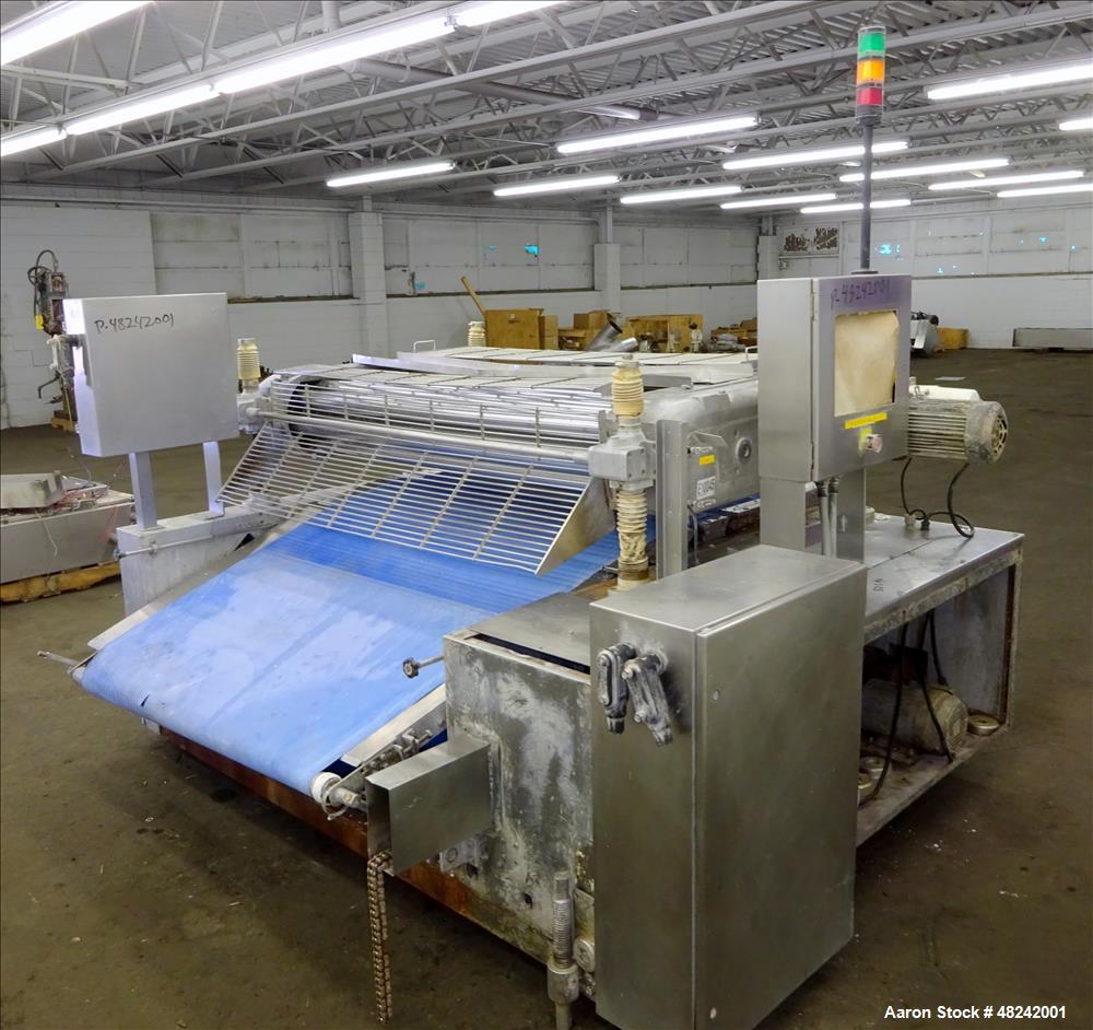 Used Rheon V4 Pizza Dough Sheeting Line.