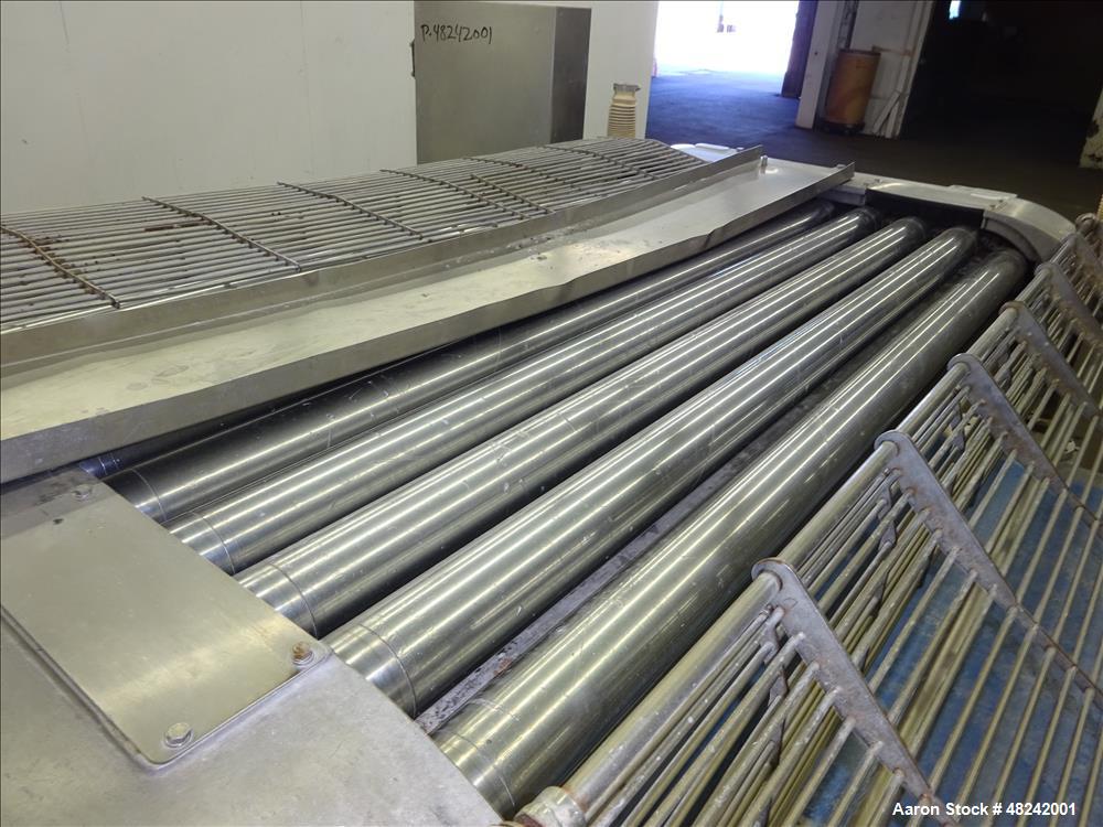 Used Rheon V4 Pizza Dough Sheeting Line.