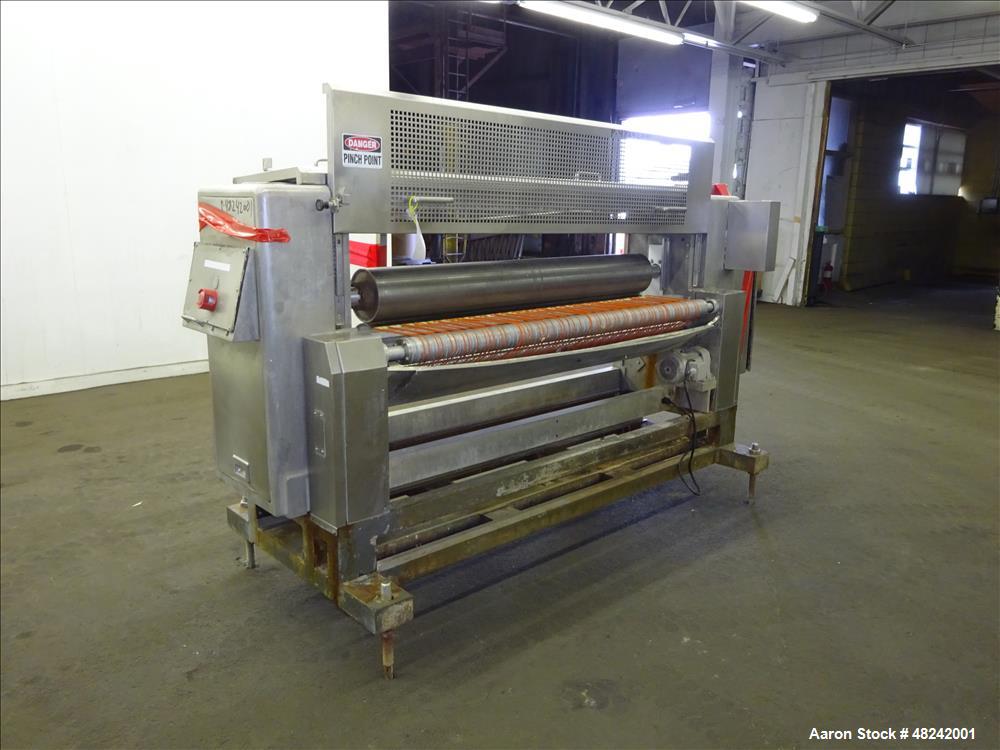 Used Rheon V4 Pizza Dough Sheeting Line.