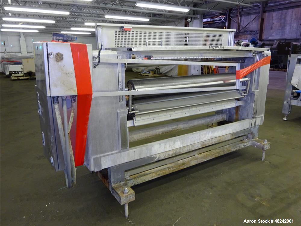 Used Rheon V4 Pizza Dough Sheeting Line.