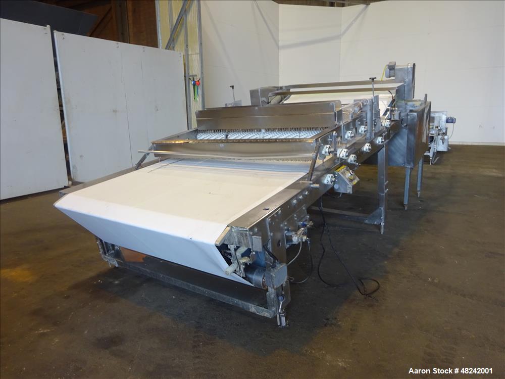 Used Rheon V4 Pizza Dough Sheeting Line.
