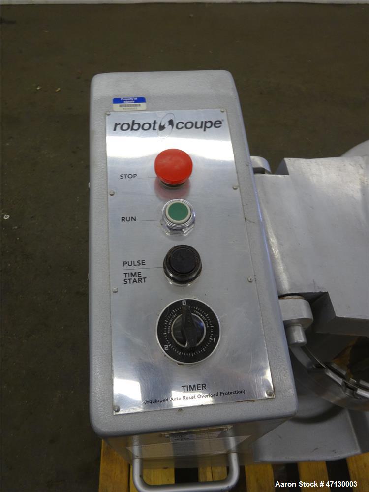 Used- Robot Coupe Food Processor, Model R25TP, Approximate 25 Quart.