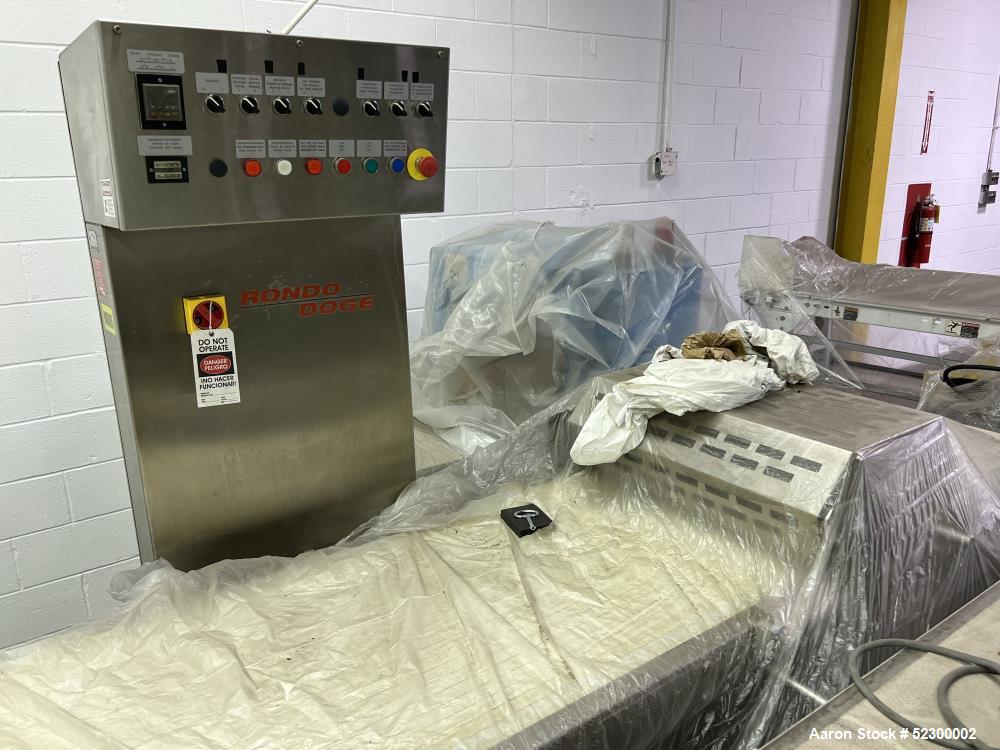Used Rondo Doge SPF 602-H Dough Make-Up Line.