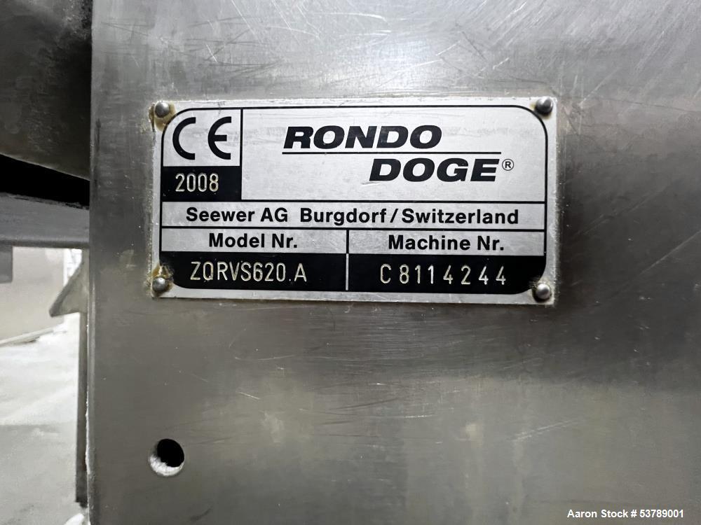 Rondo Industrial Bakery Sheeting Line