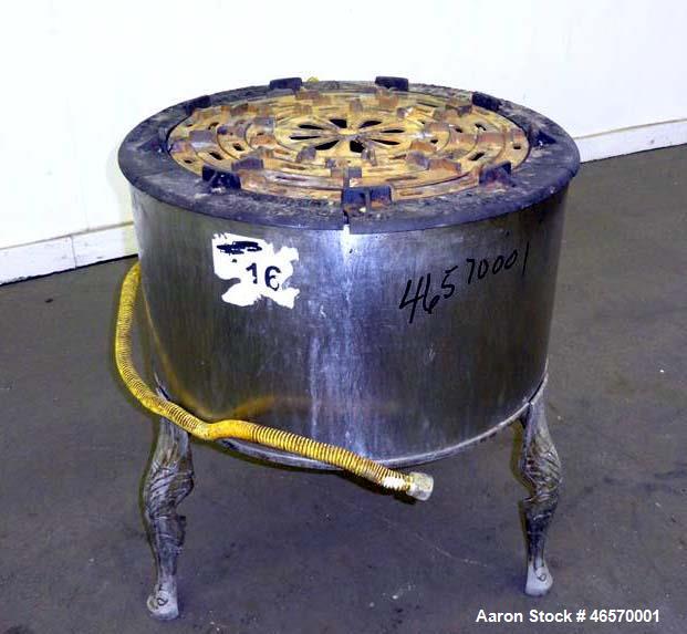 Used- Savage Brothers Fire Cooker, Model 20B, Carbon Steel. 20" Diameter. Input rating 80,000 BTU per hour. Natural gas. Ser...