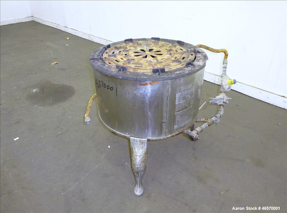 Used- Savage Brothers Fire Cooker, Model 20B, Carbon Steel. 20" Diameter. Input rating 80,000 BTU per hour. Natural gas. Ser...