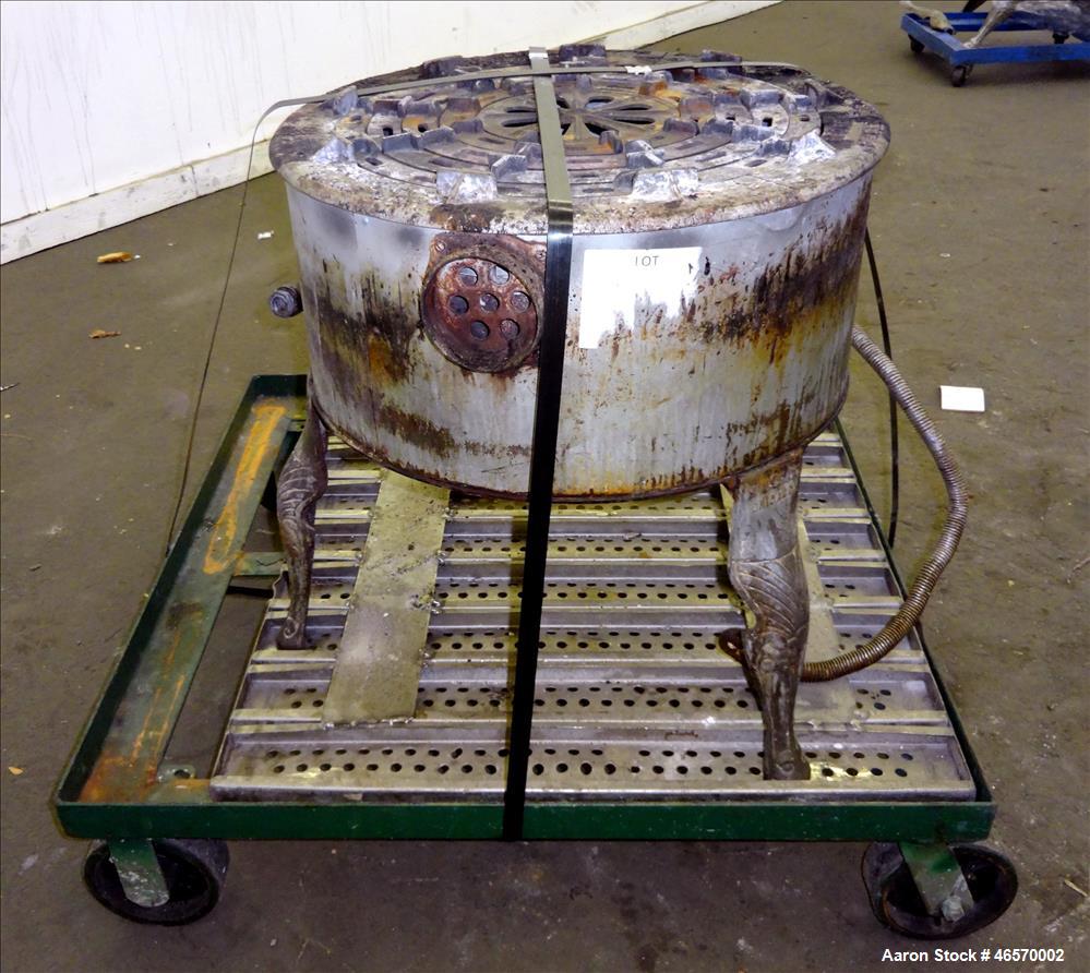 Used- Savage Brothers Fire Cooker, Model 20, Carbon Steel. 20" Diameter. Approximate input rating 80,000 BTU per hour. Natur...