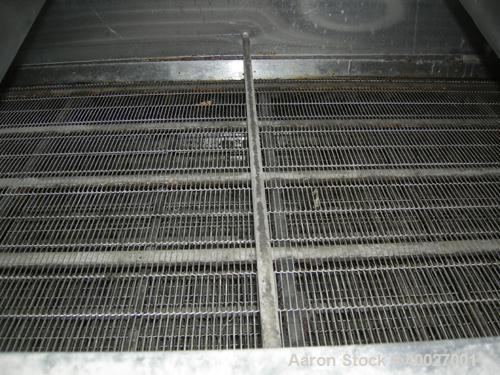 Used:  Stein Fryer, Stainless Steel Contacts. Approximately 35" wide x 25' long bottom and top wire mesh belt system, driven...