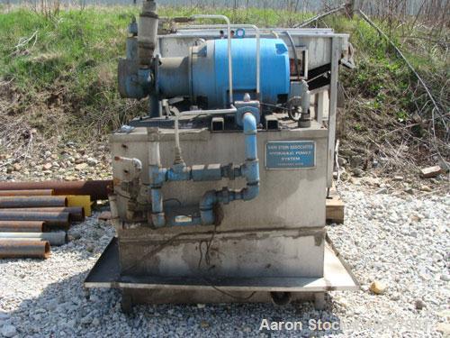 Used:  Stein Fryer, Stainless Steel Contacts. Approximately 35" wide x 25' long bottom and top wire mesh belt system, driven...