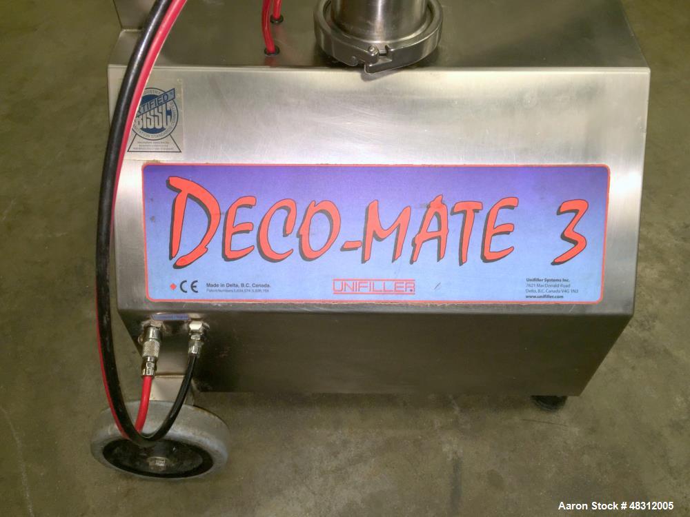Used Unifiller Deco Mate 3 Cupcake & Cake Decorator