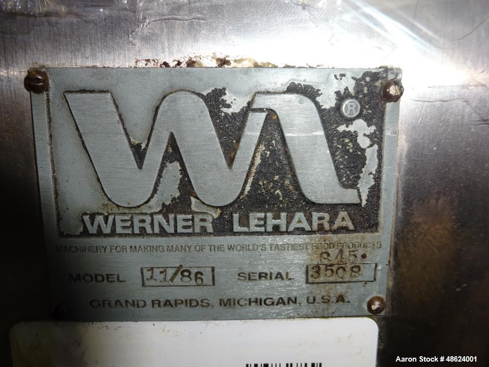 Used- Werner Lehara Wire-Mesh Belt Conveyor Oil Application System, Model 11/86