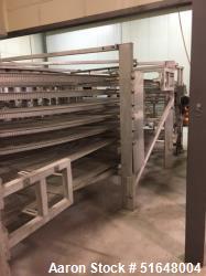 Used LJ White Model 23040 Spiral Cooling Conveyor – 20' Diameter, 5 Revolutions