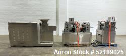 Used- Shangha Target 11" Rolling & Scoring Line. Designed to make chiclets. Consisting of: Twin Screw extruder missing screw...