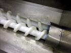 Used- Stainless Steel Dual Auger Dough Pump.