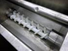 Used Stainless Steel Dual Auger Dough Pump.