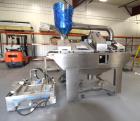 Used Oil Spray Coating Machine. Includes wire mesh belt conveyor, spray applicators and oil recirculation unit. Mounted on casters.  ADD 18% BP AND $500 LOADING FEE.