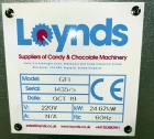 Used- Loynds 300 mm Wide Rolling & Scoring Line. Designed to make chiclets. Consisting of model GFL Dual Twin Screw Extruder...