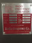 Used Radio Frequency Dryer, Model 7750