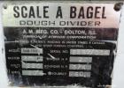 Used A.M. Manufacturing Scale A Bagel Dough Divider, Model SAB-700