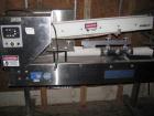 Used Baking Machines Table Top Bagel Divider / Former, Model BM-DF-3000.  304 Stainless steel construction. Approximately 3000 bagels per hour. Scaling range from 1 oz. to 6 oz.  3” Wide x 42” long i...