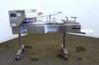 Used Baking Machines Table Top Bagel Divider / Former, Model BM-DF-3000.  304 Stainless steel construction. Approximately 3000 bagels per hour. Scaling range from 1 oz. to 6 oz.  3” Wide x 42” long i...