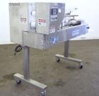 Used Baking Machines Table Top Bagel Divider / Former, Model BM-DF-3000.  304 Stainless steel construction. Approximately 3000 bagels per hour. Scaling range from 1 oz. to 6 oz.  3” Wide x 42” long i...