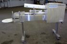 Used Baking Machines Table Top Bagel Divider / Former, Model BM-DF-3000.  304 Stainless steel construction. Approximately 3000 bagels per hour. Scaling range from 1 oz. to 6 oz.  3” Wide x 42” long i...
