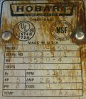 Used Hobart Cutter/Mixer, Model HCM-450, 304 stainless steel. 45 quart (11 gallon) bowl, 19 3/4