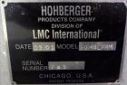 Used- Hohberger Products Split Level Slitter, Model GUMBLFRM, Nickle-200. (2) Manually adjustable grooved tooth rolls 20
