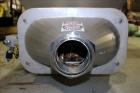 Used Mepaco Dual Auger Feeder, Model 105, 3,000 pound capacity, 304 Stainless Steel. Hopper is 60
