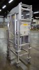 Used Cheese Block Cutter/Portioner. Machine is of stainless steel construction. Designed to cut blocks approximately (length) 17-1/2
