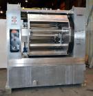Used Oshikiri Horizontal Mixer, Model HM1000, 304 Stainless Steel.  Approximately 1000 pound (450 kg) dough weight batch size.  Stainless steel dimpled jacketed bowl approximately 42” front to back x...