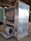 Used Oshikiri Horizontal Mixer, Model HM1000, 304 Stainless Steel.  Approximately 1000 pound (450 kg) dough weight batch size.  Stainless steel dimpled jacketed bowl approximately 42” front to back x...