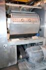Used Oshikiri Horizontal Mixer, Model HM1000, 304 Stainless Steel.  Approximately 1000 pound (450 kg) dough weight batch size.  Stainless steel dimpled jacketed bowl approximately 42” front to back x...