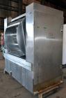 Used Oshikiri Horizontal Mixer, Model HM1000, 304 Stainless Steel.  Approximately 1000 pound (450 kg) dough weight batch size.  Stainless steel dimpled jacketed bowl approximately 42” front to back x...