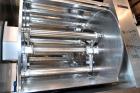 Used Oshikiri Horizontal Mixer, Model HM1000, 304 Stainless Steel.  Approximately 1000 pound (450 kg) dough weight batch size.  Stainless steel dimpled jacketed bowl approximately 42” front to back x...