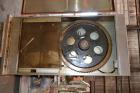 Used Oshikiri Horizontal Mixer, Model HM1000, 304 Stainless Steel.  Approximately 1000 pound (450 kg) dough weight batch size.  Stainless steel dimpled jacketed bowl approximately 42” front to back x...